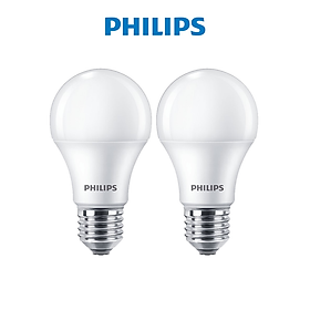 Bóng đèn PHILIPS LED BULB đôi A60 - Công suất (7W, 9W, 11W) - 7W - Ánh sáng vàng 3000K