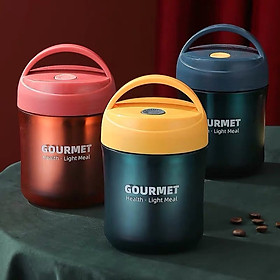 Hình ảnh Bình, giữ nhiệt ủ cháo 500ml ruột inox 304 giữ nhiệt rất lâu có quai sách