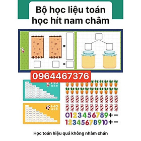 Bộ đồ chơi làm toán nam châm cho trẻ từ 2-6 tuổi bí kíp làm toán nhanh cho bé