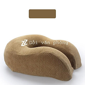 Mua Gối Chữ U Cao Su Non Có Khuy Cài + 2 Lớp Vỏ GLC-01