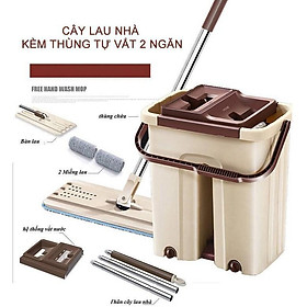 Mua Bộ Cây Lau Nhà Tự Vắt Xoay 360  Chổi Lau Nhà Thông Minh  Xô Thùng Lau Nhà Vắt Tiện Lợi - Thết Bị Vệ Sinh Nhà Cửa Cao Cấp - Hàng Chất Lượng
