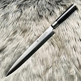 Mua Dao sashimi Nhật hiệu Takayuki dài 41cm  lưỡi dài 26cm  dày 3mm  rất sắc bén  không rỉ sét