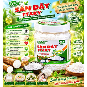 Bột sắn dây nguyên chất Ftaky 1kg- 100% Sắn dây tự nhiên loại 1, an toàn, sạch sẽ không chất bảo quản