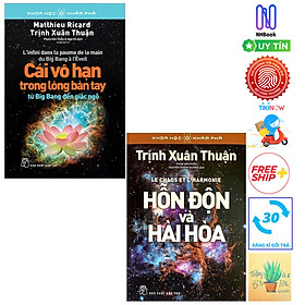 Hình ảnh Combo Khoa Học Khám Phá : Cái Vô Hạn Trong Lòng Bàn Tay và Hỗn Độn Và Hài Hòa ( Tặng Kèm Sổ Tay)