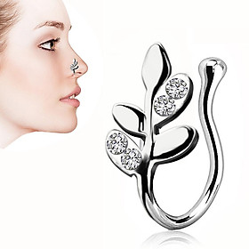 Fake Nose Rings 18G Faux Fake Lip Ear Septum Ring Non Piercing  Silver