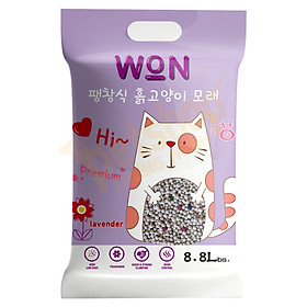 Cát Mèo Cát Vệ Sinh Cho Mèo W.O.N 8.8L 4KG