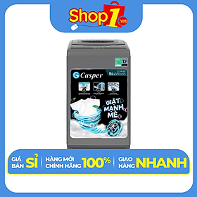 Máy giặt Casper 7.5 kg WT-75NG1 - Hàng chính hãng - Chỉ giao HCM