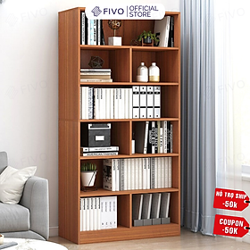 Mua Kệ Để Sách Gỗ Để Sàn Cao Cấp FIVO Mẫu FB70 Nội Thất Lắp Ráp Đơn Giản Gỗ MDF Phủ Melamine Chống Trầy Xước Và Chống Thấm Nước Bề Mặt