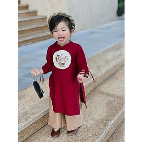 Sét áo dài bé gái cao cấp đẹp hàng thiết kế . áo dài cao cấp giá sỉ