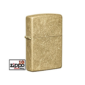 Bật lửa ZIPPO 49477 Classic Tumbled Brass - Chính hãng 100%