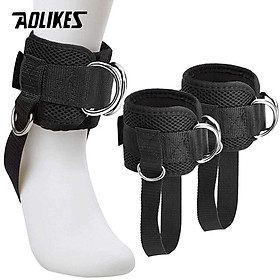 Bộ 2 dây đai đeo cổ chân tập gym AOLIKES A-7145 Strength training ankle sleeve