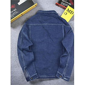 Áo Khoác Unisex jean nam Muidoi A257 (Xanh)