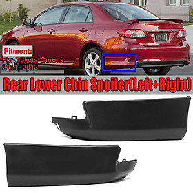 For Toyota Corolla 2011-13 S Style Rear Aprons Spat Bumper Lip Spoiler Body Kit