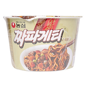 Hình ảnh Mỳ Trộn Nhập Khẩu Hàn Quốc Jajang NongShim Tô Lớn (123g)