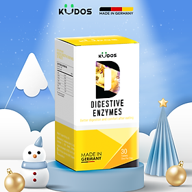 Viên Uống KUDOS DIGESTIVE ENZYMES hỗ trợ tiêu hóa (30 viên/hộp)