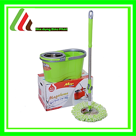 Mua Bộ lau nhà Megahome X3 New lồng xoay inox mạnh mẽ với cây lau xoay 360 tự vắt đa năng siêu tiện lợi