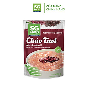 Hình ảnh Cháo tươi Sài Gòn Food nếp cẩm đậu đỏ 240g