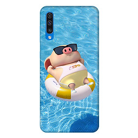 Ốp lưng dành cho điện thoại Samsung Galaxy A50 hình Heo Con Tắm Biển - Hàng chính hãng