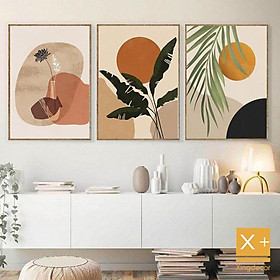 Mua Bộ 3 tranh canvas treo tường hiện đại  tranh treo tường có đinh và móc tặng kèm