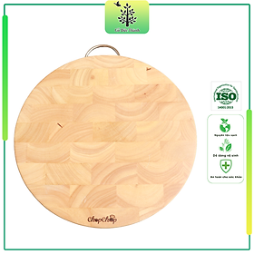 Mua Thớt gỗ cao su hình tròn sớ lật | ChopChop  06711 | Đạt chứng nhận vệ sinh an toàn thực phẩm