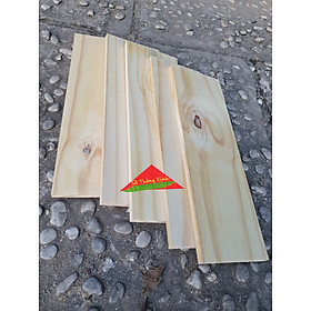 Mua Bó 5 thanh gỗ thông dài 30cm  rộng 10cm  dày 1cm đã bào láng đẹp 4 mặt phù hợp làm kệ  ốp tường  trang trí  decord