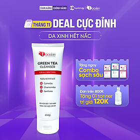 Sữa rửa mặt trà xanh Laaskin làm sạch và cung cấp độ ẩm cho da 200g