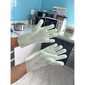 Găng tay rửa bát silicon siêu bền