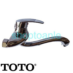 Mua  FREESHIP  Vòi chậu rửa bát nóng lạnh gắn tường TOTO ( đã bao gồm chân sen gắn tường) - Bảo hành 5 năm