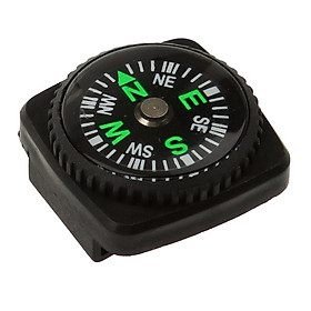 5-7pack Compass with Holster Watch Band Paracord Bracelet Compass Black