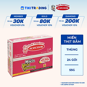 Thùng 24 Gói Miến Gói Phú Hương Hương Vị Thịt Bằm Acecook