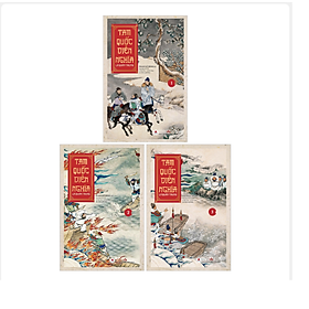 Sách Tam Quốc Diễn Nghĩa Trọn Bộ 3 Tập Bìa Cứng,  Văn Học Kinh Điển