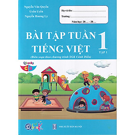 Sách - Bài tập tuần Tiếng Việt 1 tập 1 (Biên soạn theo chương trình sgk Cánh diều)