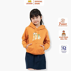 Áo Hoodie có mũ bé gái ARDILLA vải nỉ dày dặn, giữ nhiệt tốt