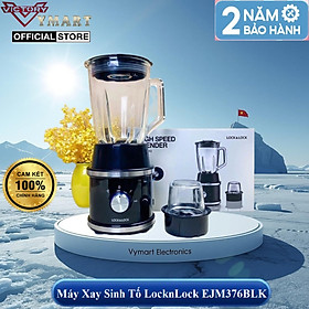 Mua Máy xanh sinh tố Lock&Lock High Speed Blender EJM376BLK  220-240V  50/60Hz  600W (Đen) - Hàng chính hãng