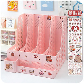 Mua KỆ SÁCH ĐỂ BÀN ĐA NĂNG NHIỀU NGĂN  GIÁ KỆ ĐỰNG SÁCH DỄ THƯƠNG TRANG TRÍ BÀN HỌC
