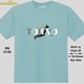 TOKYO, mã G159. Hãy tỏa sáng như kim cương, qua chiếc áo thun Goking siêu hot cho nam nữ trẻ em, áo phông cặp đôi, gia đình, đội nhóm