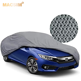 Bạt phủ ô tô chất liệu vải không dệt 3 lớp cao cấp thương hiệu MACSIM cho xe ô tô Mazda CX30 - màu ghi