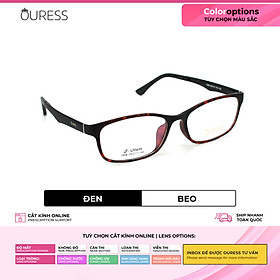 Gọng kính cận 1906 nhựa dẻo ultem thời trang nam nữ mắt kính OURESS - Beo