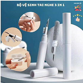 Mua Bộ Dụng Cụ Vệ Sinh Dành Cho Airpods  Vệ Sinh Tai Nghe Không Dây  Bàn Phím  Điện Thoại 3 in 1  Siêu Sạch Sẽ  Dễ Dàng Sử Dụng_ Hàng Chính Hãng