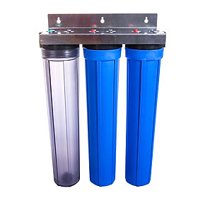 Bộ lọc thô đầu nguồn 20 inch Robot RAW-23PCP - 3 lõi lọc thô - Hàng chính hãng