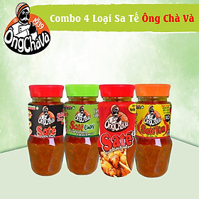 Bộ Sưu Tập Sa Tế Ông Chà Và Sa Tế 115g + Sa Tế Siêu Cay 90g + Sa Tế Tôm