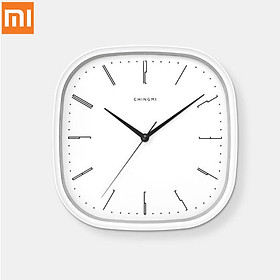Đồng hồ treo tường Xiaomi Mijia Chuangmi Im lặng Chính xác Phong cách thiết kế đơn giản Đồng hồ trắng cho trang trí nội thất trang trại