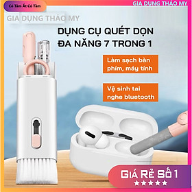 Mua Dụng Cụ Vệ Sinh Bàn Phím Máy Tính Điện Thoại Tai Nghe Đa Năng 7 Trong 1