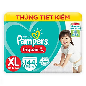 TÃ QUẦN PAMPERS MEGABOX XL144