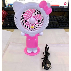Mua QUẠT SẠC TÍCH ĐIỆN HÌNH THÚ MINI CẦM TAY NHỎ GỌN CÓ ĐÈN SÁNG