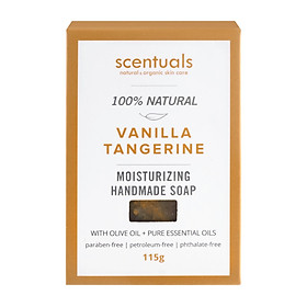 Sáp Tắm Hương Quýt Handmade Soap Vanilla Tangerine Scentuals