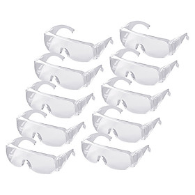 PC Material Transparent Safety Protective Goggles Anti-Dust Anti-Wind Splash Proof Multifunctional Personal Eye
