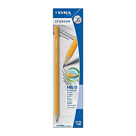 Bút chì đen lyra studium hb/2