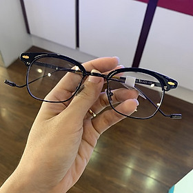 Gọng kính cận mắt vuông mí nhựa cho cả nam & nữ, kiểu dáng thời trang, dễ đeo phù hợp nhiều khuôn mặt