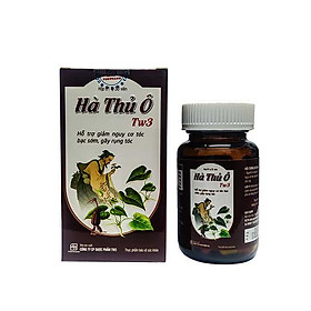 Thực phẩm chức năng Hà Thủ Ô TW3 lọ 30 viên ngăn ngừa bạc tóc và giảm gãy